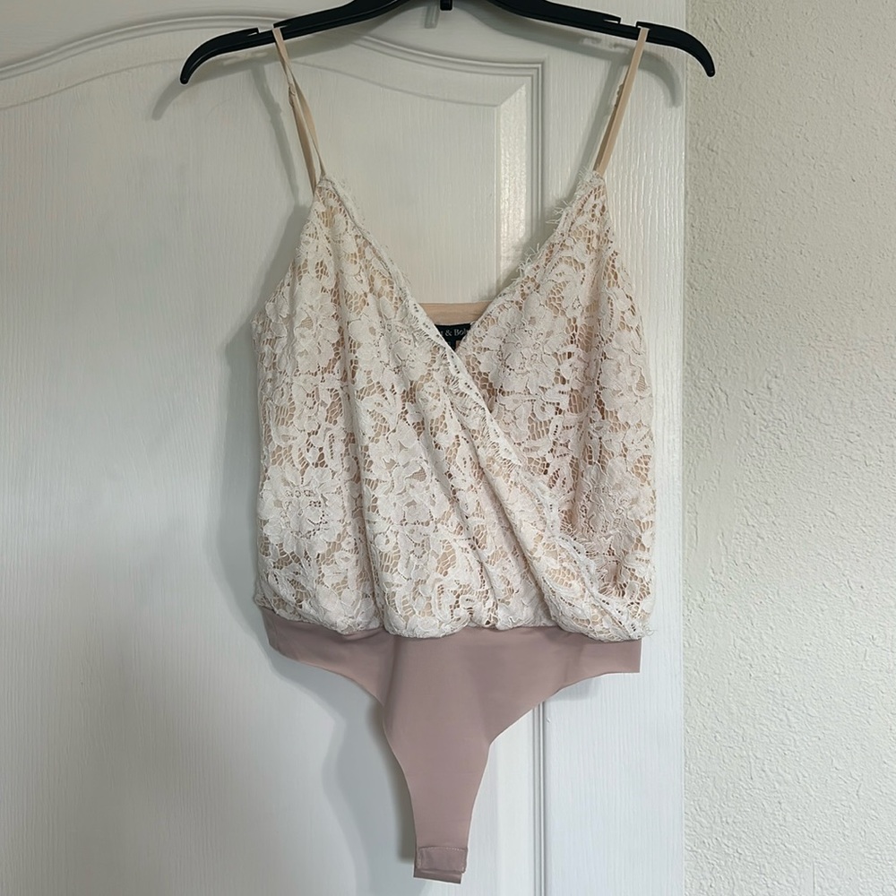 White Lace Bodysuit